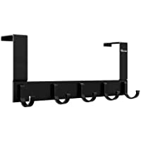 Anjuer Perchero para Puerta Colgadores de Puerta Aluminio Percha de Baño Gancho de Baño para los dormitorios baños…